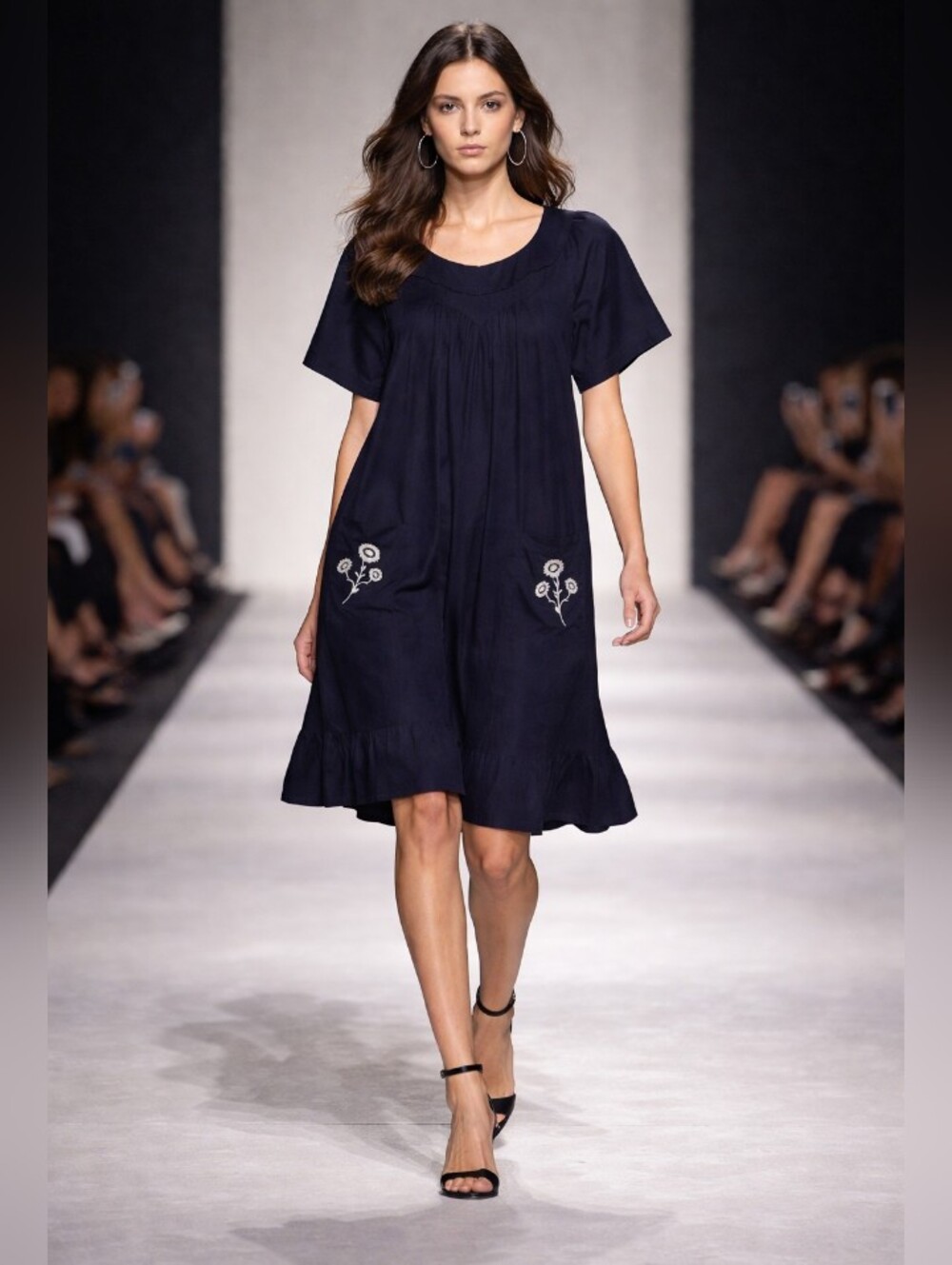 Essentials Navy Lightweight Top